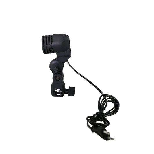 HKM-804051 Durable Nylon Universal Lamp Holder with E27 Screw Port for Photography Lighting