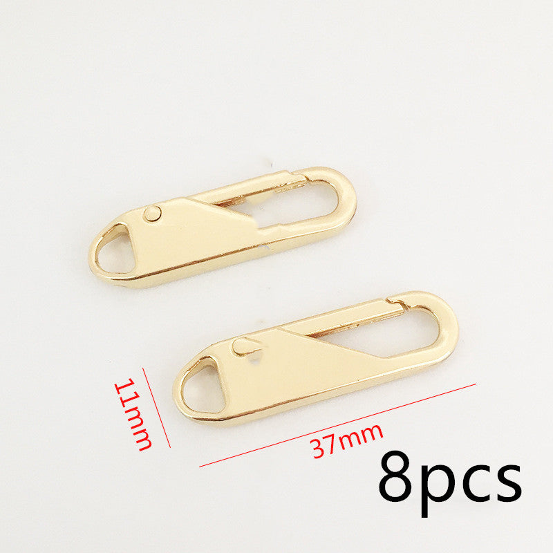 HKM-804179 Detachable Zipper Pieces for Men's and Women's Leather Bags in Various Colors