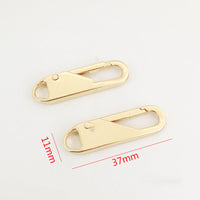 HKM-804179 Detachable Zipper Pieces for Men's and Women's Leather Bags in Various Colors
