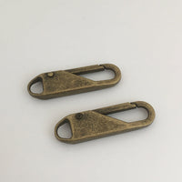 HKM-804179 Detachable Zipper Pieces for Men's and Women's Leather Bags in Various Colors