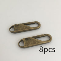 HKM-804179 Detachable Zipper Pieces for Men's and Women's Leather Bags in Various Colors