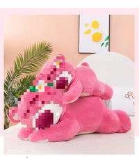 HKM-804179 Pink Super Soft Plush Strawberry Teddy Bear Stuffed Animal Stress Relief Gift Box - 25cm to 99cm Height Range