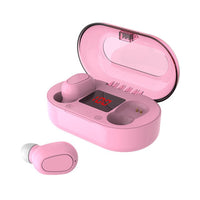 HKM-804243 Wireless Bluetooth Mini Earphones with Voice Control, Call Function, and Music Playback – IPX5 Waterproof, 10m Range, 4-Hour Battery Life