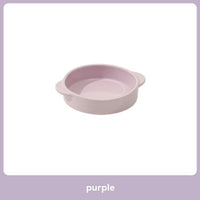 HKM-804371 Elevated Metal Pet Bowl with Ceramic Base for Cats and Dogs