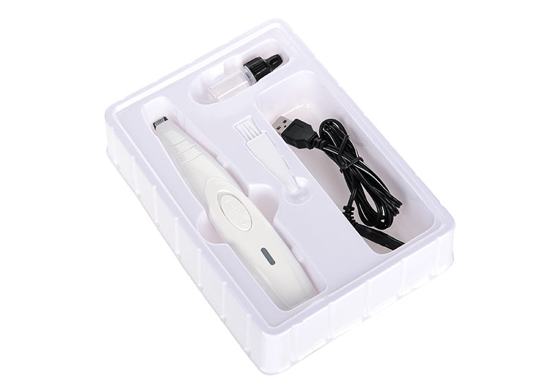 HKM-804435 Rechargeable Low Noise Ceramic Pet Grooming Trimmer and Scissor Combo