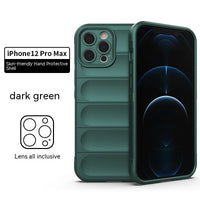 HKM-804883 Drop-Resistant TPU Mobile Phone Soft Case with Invisible Bracket - Multiple Colors Available