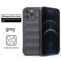 HKM-804883 Drop-Resistant TPU Mobile Phone Soft Case with Invisible Bracket - Multiple Colors Available