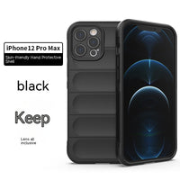 HKM-804883 Drop-Resistant TPU Mobile Phone Soft Case with Invisible Bracket - Multiple Colors Available
