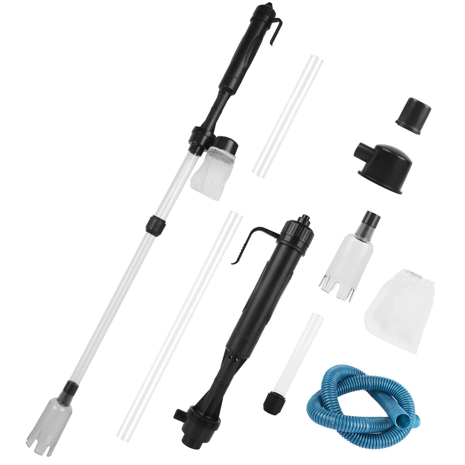 HKM-805011 Battery-Operated Aquarium Vacuum Cleaner for Easy Gravel and Water Maintenance