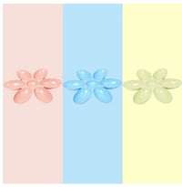 HKM-805523 Flower-Shaped Multi-Rice Bowl for Cats - Shallow Mouth Design, Available in Blue, Green, Pink