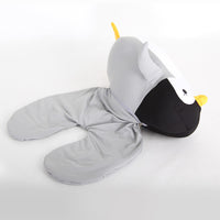 HKM-805779 Penguin U-Shaped Multifunctional Deformation Pillow with Foam Lining