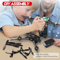 HKM-805907 DIY Assembly Drone with Camera for Kids - Educational Indoor/Outdoor Flying Toy