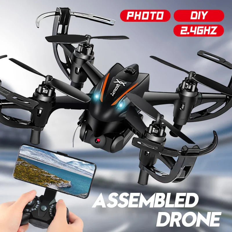 HKM-805907 DIY Assembly Drone with Camera for Kids - Educational Indoor/Outdoor Flying Toy