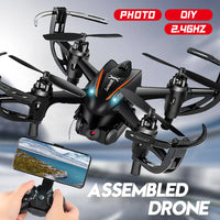 HKM-805907 DIY Assembly Drone with Camera for Kids - Educational Indoor/Outdoor Flying Toy