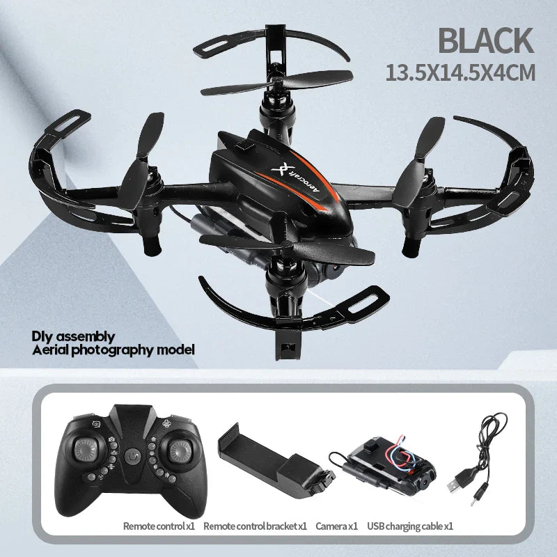 HKM-805907 DIY Assembly Drone with Camera for Kids - Educational Indoor/Outdoor Flying Toy