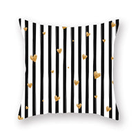HKM-806035 Nordic Peach Skin Pillowcase for Valentine's Day - Soft Polyester Cushion Cover
