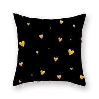 HKM-806035 Nordic Peach Skin Pillowcase for Valentine's Day - Soft Polyester Cushion Cover