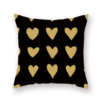HKM-806035 Nordic Peach Skin Pillowcase for Valentine's Day - Soft Polyester Cushion Cover