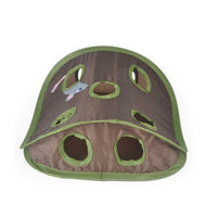 HKM-806099 Pet Puzzle Nine-hole Mouse Hole Bell Ball Cat Interactive Toy Cat Hide And Seek Channel