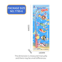 HKM-806227 Interactive Fishing Rod Toy Set for Kids Ages 2-7 with Small Fish Models, Ideal for Parent-Child Play