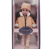 HKM-806291 Soft Mini Doll with Water Play Feature for Girls Ages 2-7 - 12 Inch Silicone and Plastic Toy