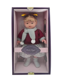 HKM-806291 Soft Mini Doll with Water Play Feature for Girls Ages 2-7 - 12 Inch Silicone and Plastic Toy