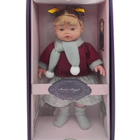 HKM-806291 Soft Mini Doll with Water Play Feature for Girls Ages 2-7 - 12 Inch Silicone and Plastic Toy