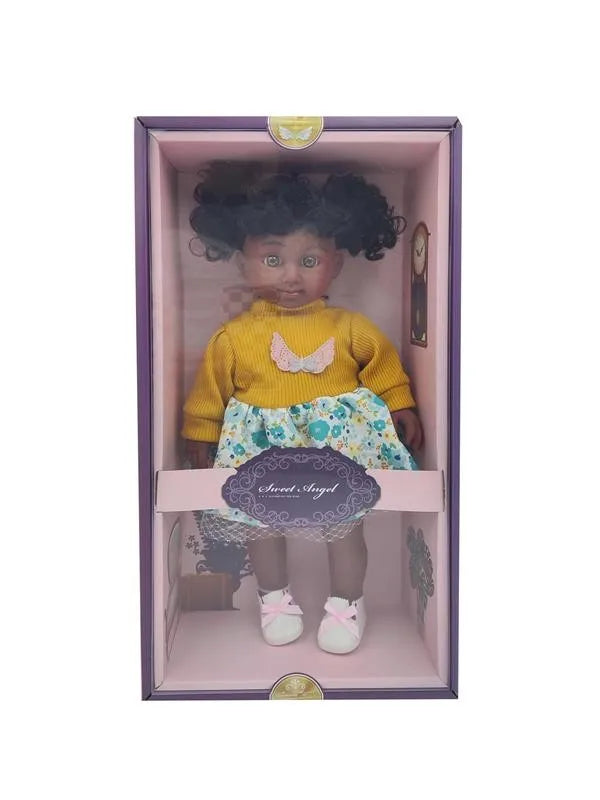 HKM-806291 Soft Mini Doll with Water Play Feature for Girls Ages 2-7 - 12 Inch Silicone and Plastic Toy