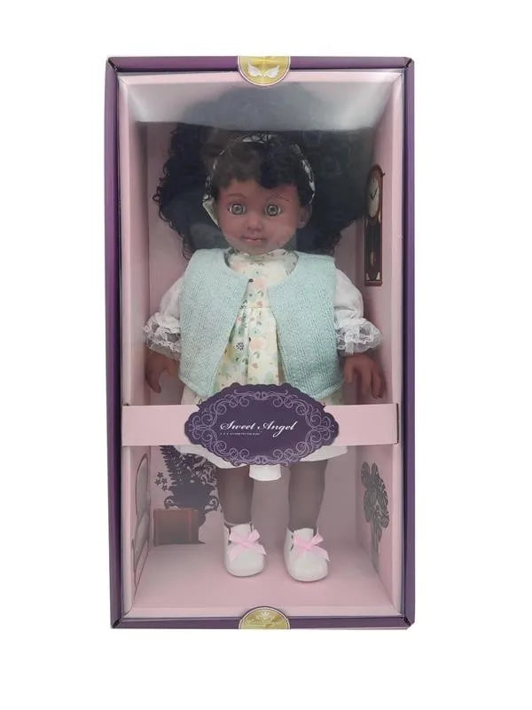 HKM-806291 Soft Mini Doll with Water Play Feature for Girls Ages 2-7 - 12 Inch Silicone and Plastic Toy