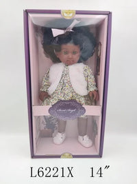 HKM-806291 Soft Mini Doll with Water Play Feature for Girls Ages 2-7 - 12 Inch Silicone and Plastic Toy