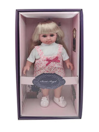HKM-806291 Soft Mini Doll with Water Play Feature for Girls Ages 2-7 - 12 Inch Silicone and Plastic Toy