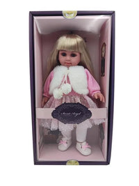 HKM-806291 Soft Mini Doll with Water Play Feature for Girls Ages 2-7 - 12 Inch Silicone and Plastic Toy