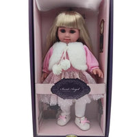 HKM-806291 Soft Mini Doll with Water Play Feature for Girls Ages 2-7 - 12 Inch Silicone and Plastic Toy