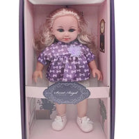 HKM-806291 Soft Mini Doll with Water Play Feature for Girls Ages 2-7 - 12 Inch Silicone and Plastic Toy