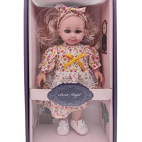 HKM-806291 Soft Mini Doll with Water Play Feature for Girls Ages 2-7 - 12 Inch Silicone and Plastic Toy