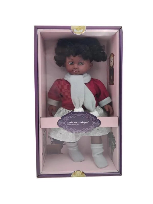 HKM-806291 Soft Mini Doll with Water Play Feature for Girls Ages 2-7 - 12 Inch Silicone and Plastic Toy