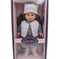 HKM-806291 Soft Mini Doll with Water Play Feature for Girls Ages 2-7 - 12 Inch Silicone and Plastic Toy