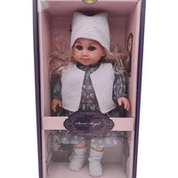 HKM-806291 Soft Mini Doll with Water Play Feature for Girls Ages 2-7 - 12 Inch Silicone and Plastic Toy