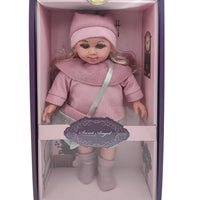 HKM-806291 Soft Mini Doll with Water Play Feature for Girls Ages 2-7 - 12 Inch Silicone and Plastic Toy
