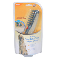 HKM-806419 Double-Sided Cat Comb for Efficient Hair Cleaning and Grooming