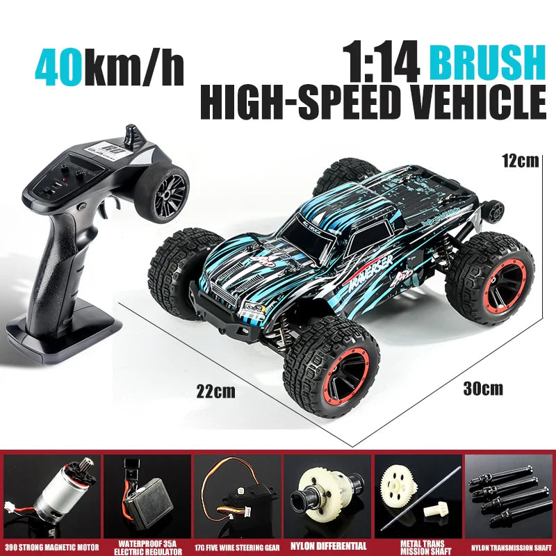 HKM-806483 1/14 Electric Remote Control Drift Racing Car with Light Control for Indoor and Outdoor Use
