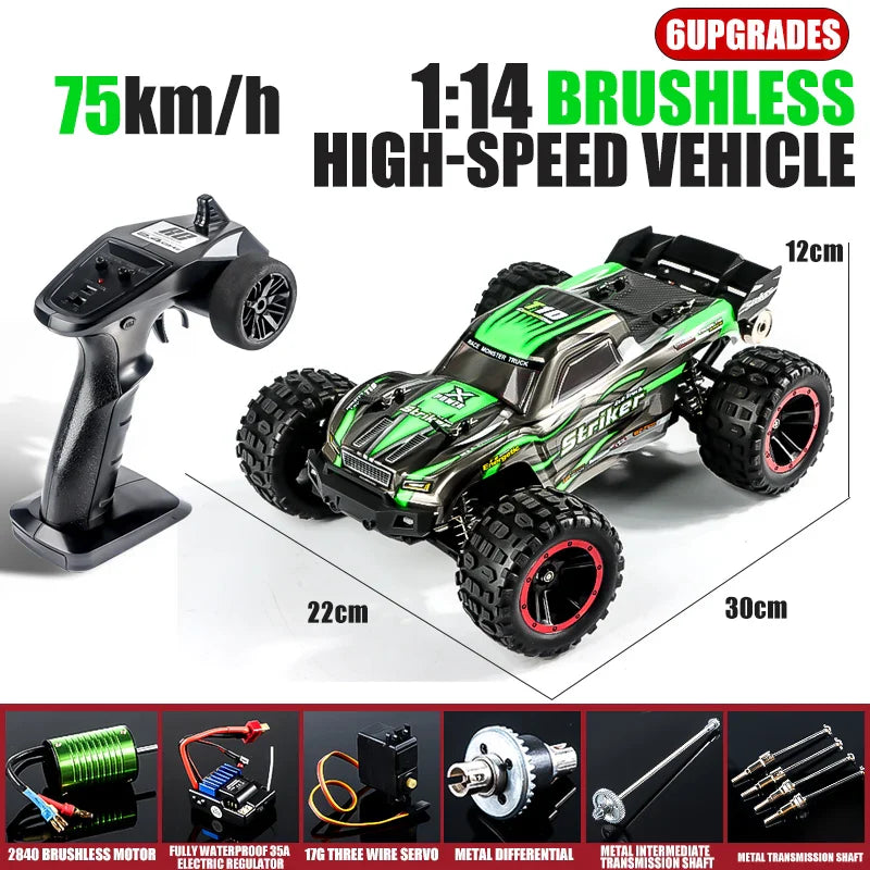 HKM-806483 1/14 Electric Remote Control Drift Racing Car with Light Control for Indoor and Outdoor Use
