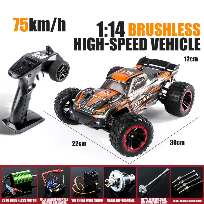 HKM-806483 1/14 Electric Remote Control Drift Racing Car with Light Control for Indoor and Outdoor Use