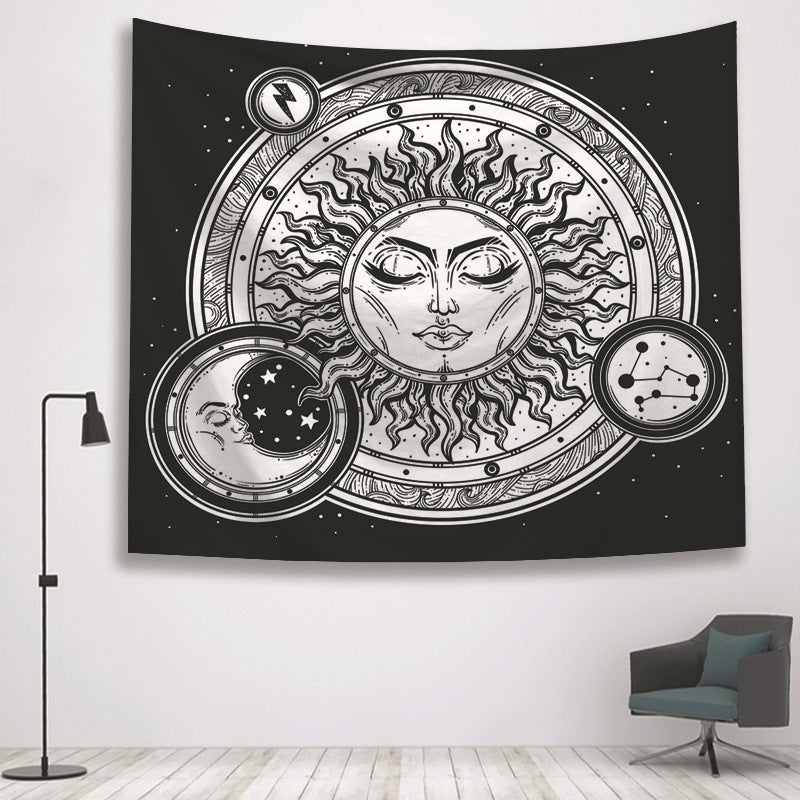 HKM-806483 Divination Hand Tapestry – 100% Polyester Wall Art, Versatile Use for Home Decor, Beach, Table, and More