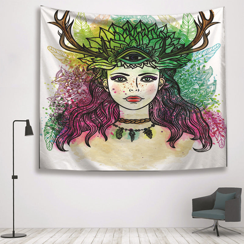 HKM-806483 Divination Hand Tapestry – 100% Polyester Wall Art, Versatile Use for Home Decor, Beach, Table, and More