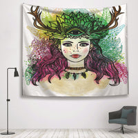 HKM-806483 Divination Hand Tapestry – 100% Polyester Wall Art, Versatile Use for Home Decor, Beach, Table, and More