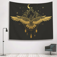 HKM-806483 Divination Hand Tapestry – 100% Polyester Wall Art, Versatile Use for Home Decor, Beach, Table, and More