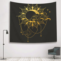 HKM-806483 Divination Hand Tapestry – 100% Polyester Wall Art, Versatile Use for Home Decor, Beach, Table, and More