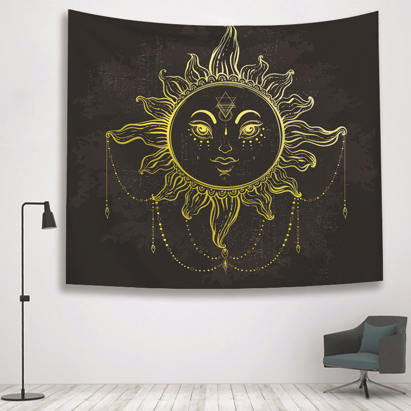 HKM-806483 Divination Hand Tapestry – 100% Polyester Wall Art, Versatile Use for Home Decor, Beach, Table, and More