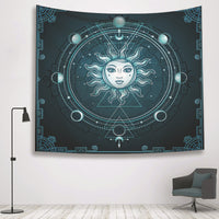 HKM-806483 Divination Hand Tapestry – 100% Polyester Wall Art, Versatile Use for Home Decor, Beach, Table, and More